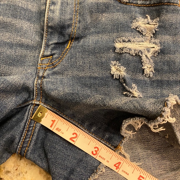 American Eagle Outfitters Hi-Rise Shortie super stretch denim 00 - Picture 11 of 16